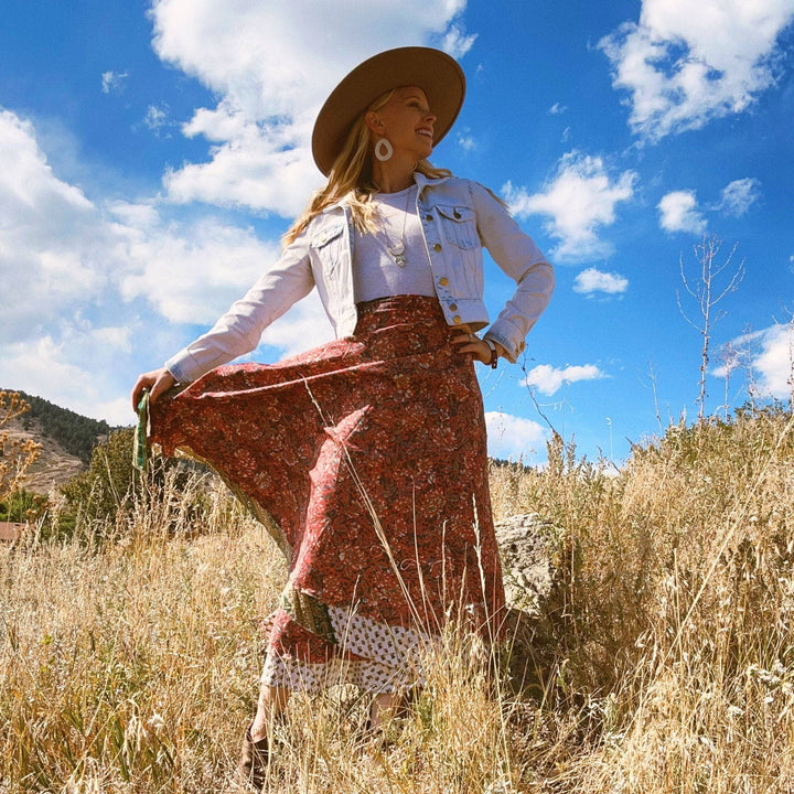 The Original Sari Wrap Skirt - Darn Good Yarn