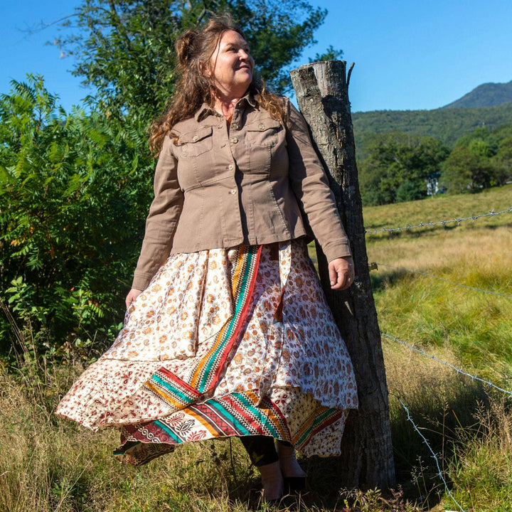 The Original Sari Wrap Skirt - Darn Good Yarn