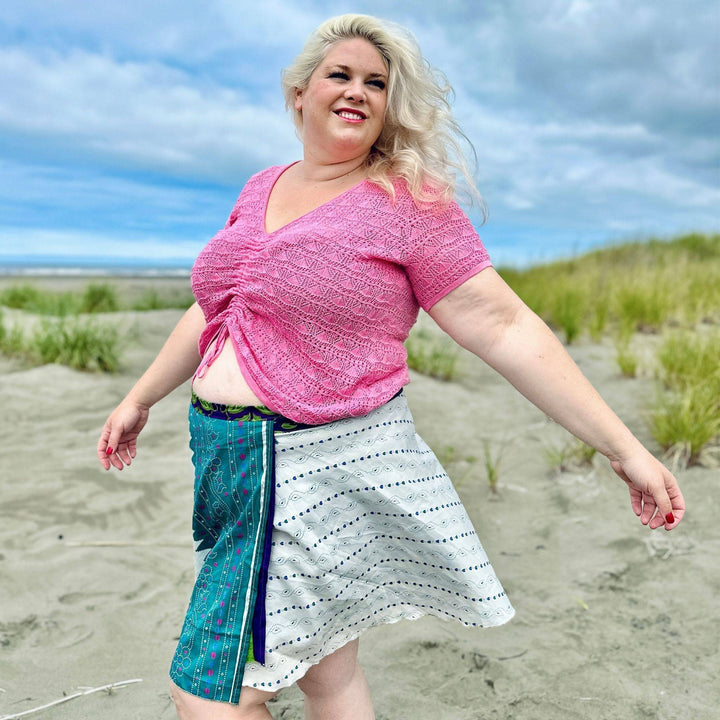 The Original Sari Wrap Skirt - Darn Good Yarn