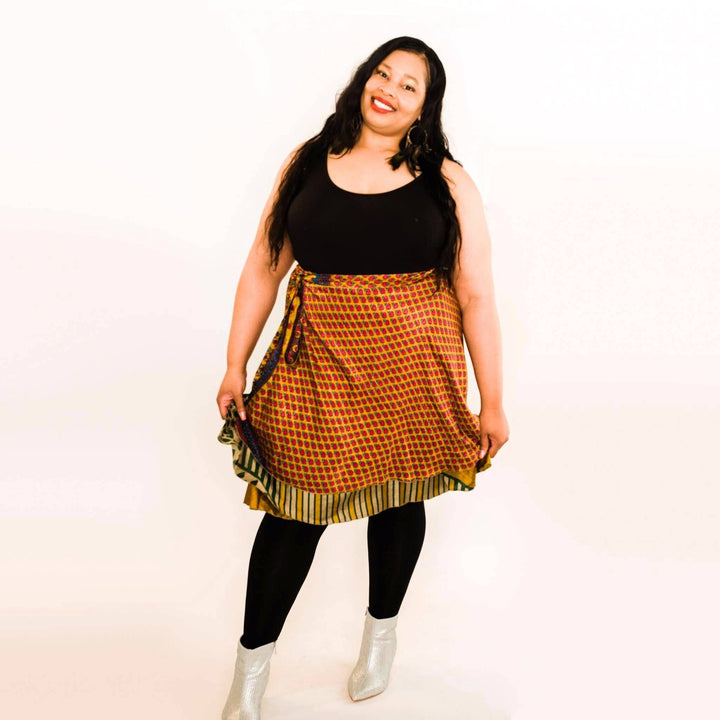 The Original Sari Wrap Skirt - Darn Good Yarn