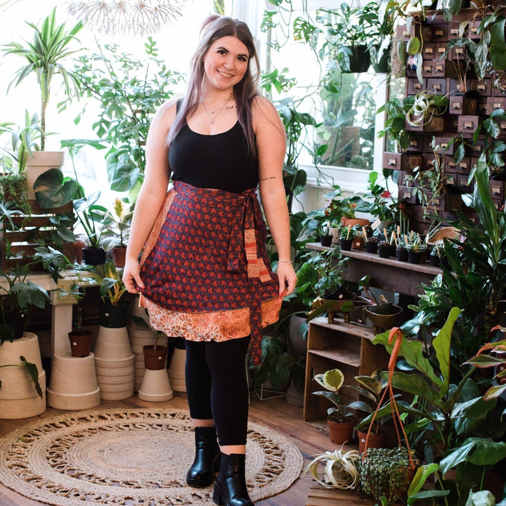 The Original Sari Wrap Skirt - Darn Good Yarn