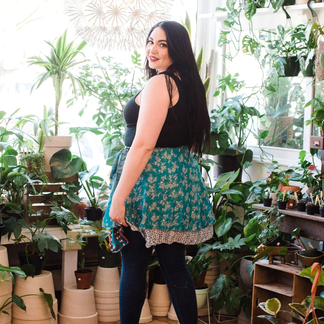 The Original Sari Wrap Skirt - Darn Good Yarn