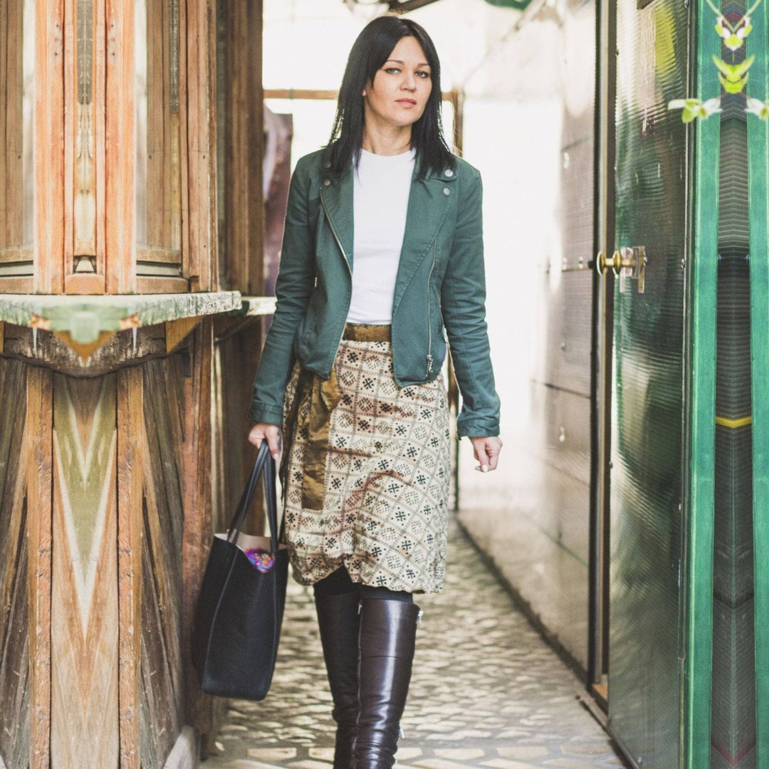 The Original Sari Wrap Skirt - Darn Good Yarn