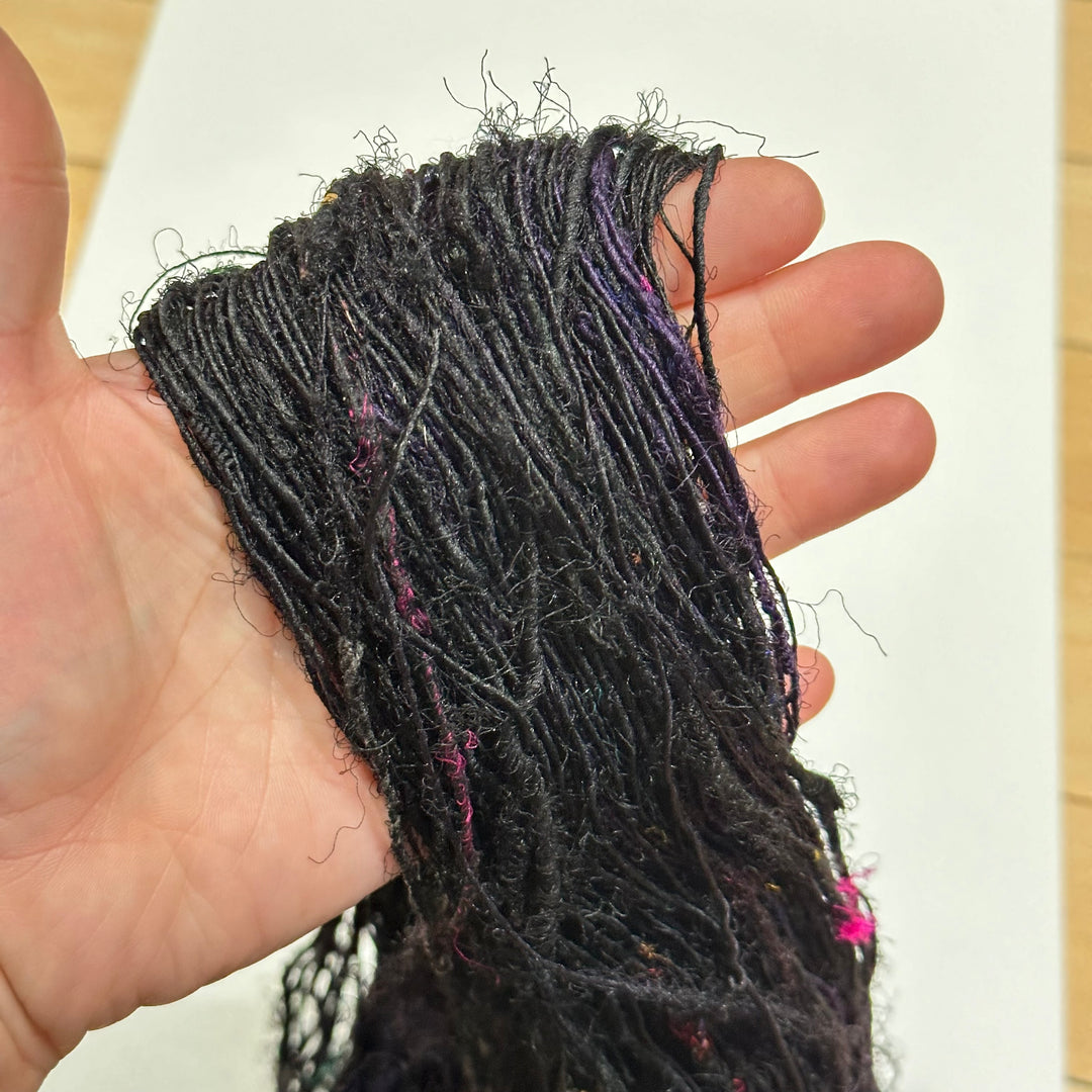 Surplus Discontinued Colors: Recycled Silk Yarn "Lux Adventure" - Darn Good Yarn