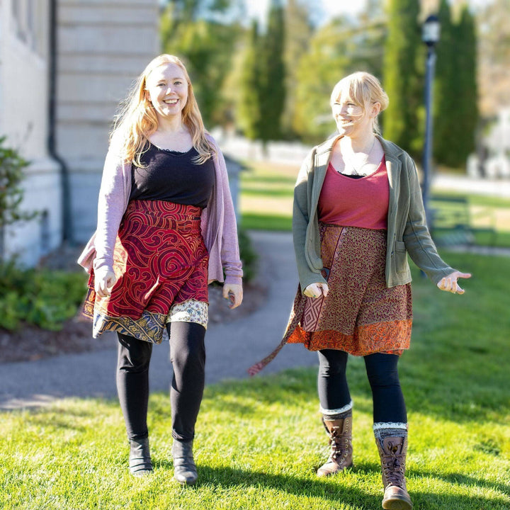 The Original Sari Wrap Skirt - Darn Good Yarn